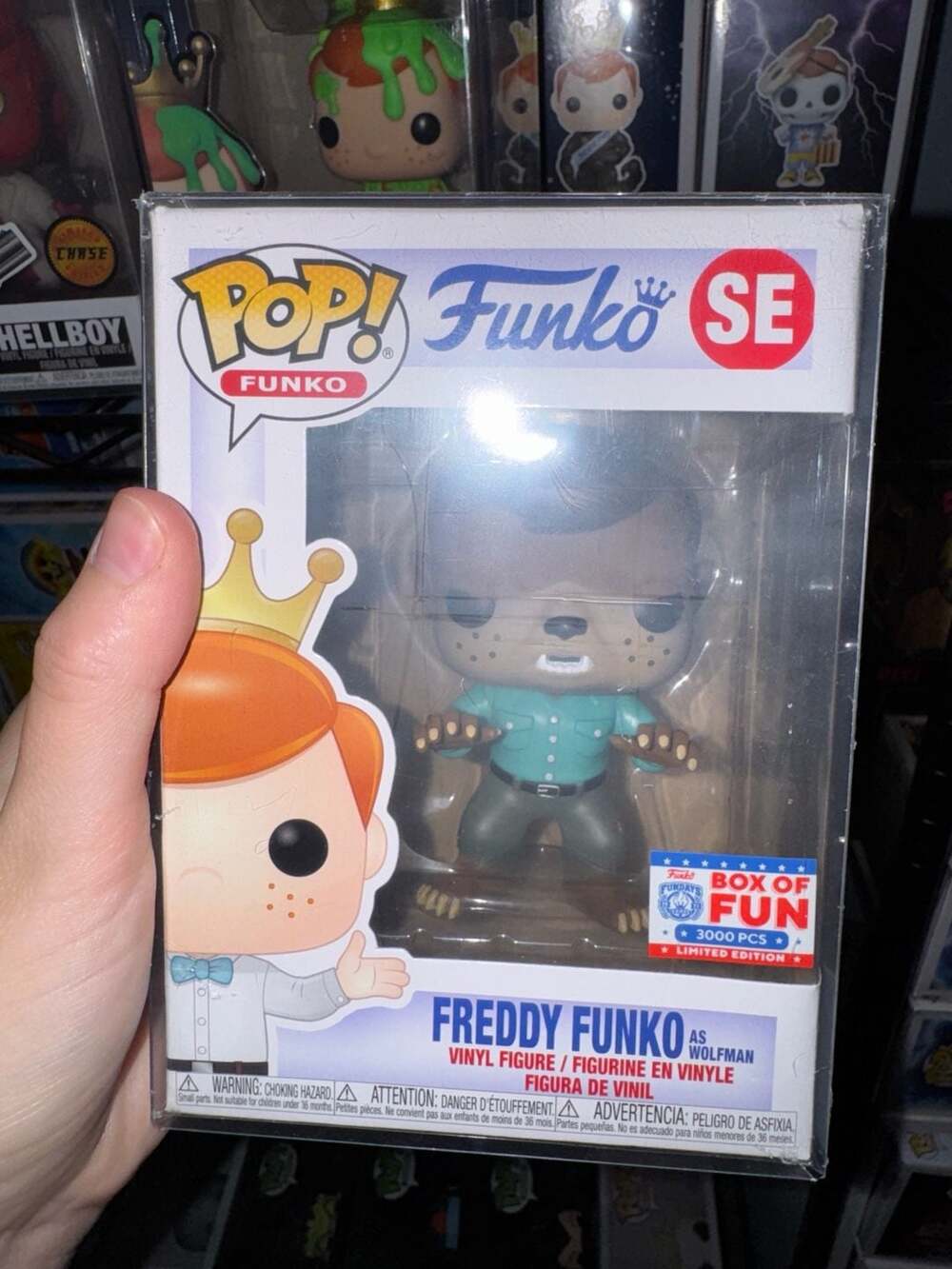 Funko Pop Freddy Funko as Wolfman 2021 Fundays Limited Edition 3000 PCS SE